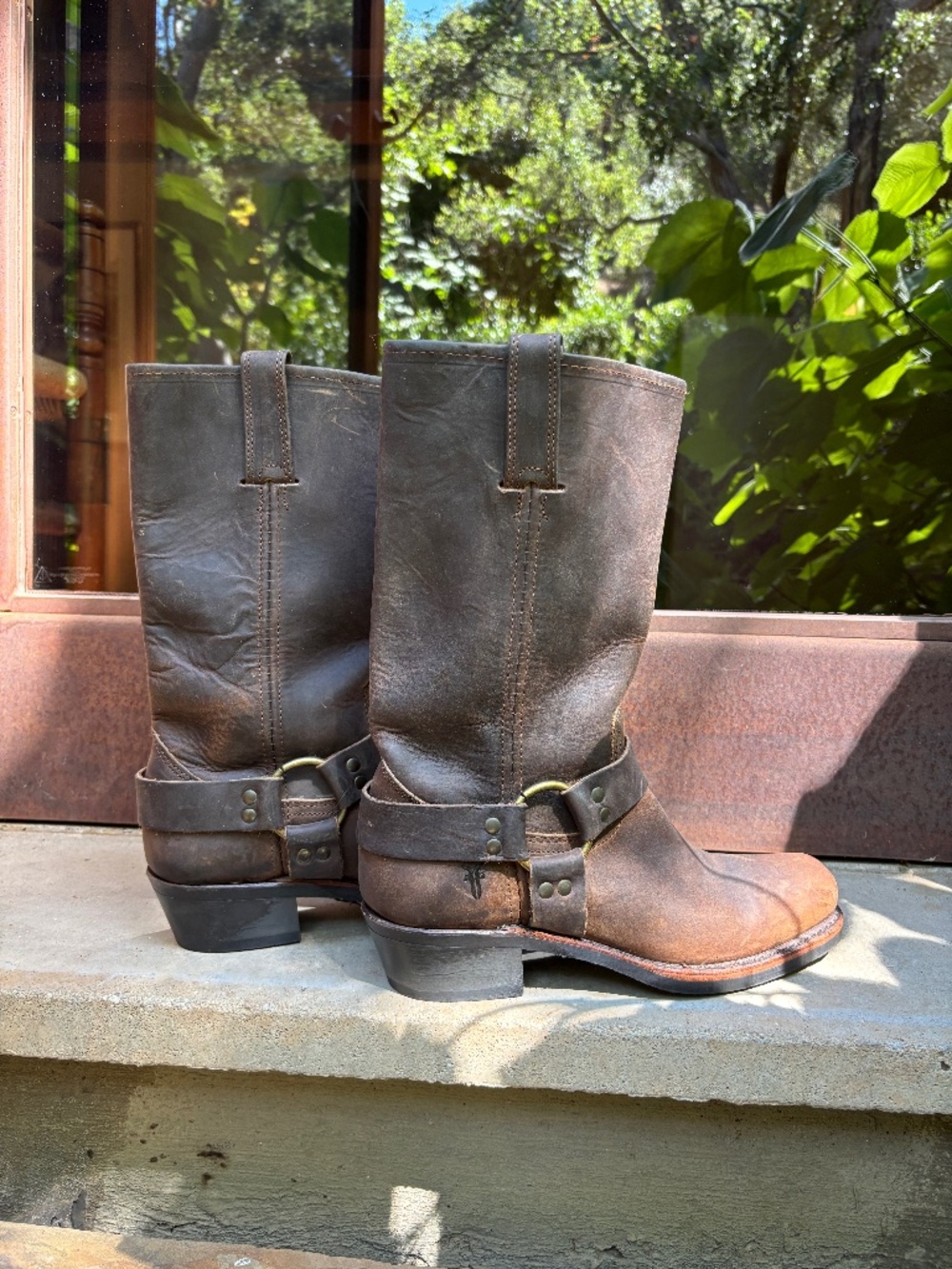 FRYE Women's Brown Leather Boots